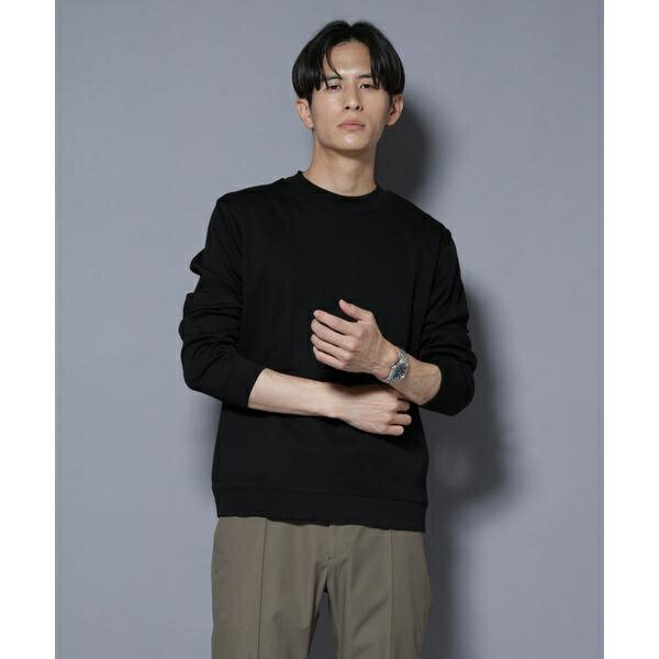 「FORMAL JERSEY」モックネックカットソー長袖／ナノユニバース（NANO universe）