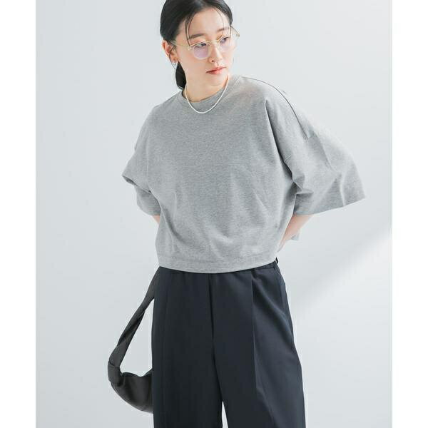 ショート丈ハーフスリーブカットソー／アーバンリサーチ（URBAN RESEARCH）