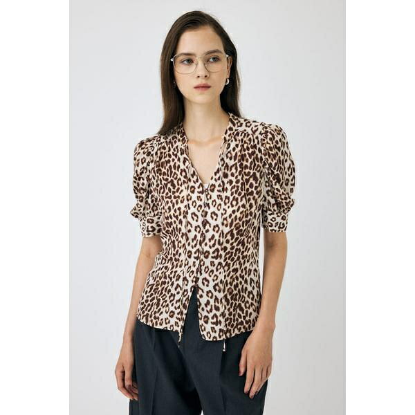 3-Quarter Sleeves - GATHERED SHOULDER ハーフスリーブブラウス／マウジー（MOUSSY）