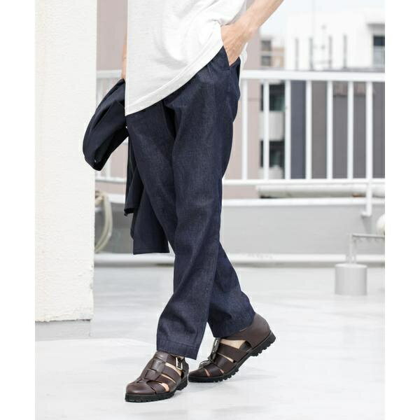 『WEB限定』『XLサイズあり』ベルテッドデニムスラックス／アーバンリサーチ ロッソ（URBAN RESEARCH ROSSO）