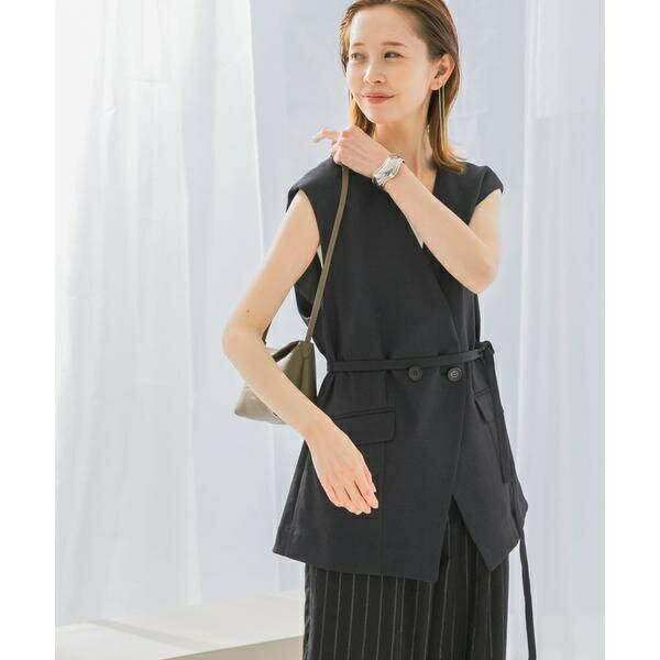 接触冷感リネン混ジレ／アーバンリサーチ ロッソ（URBAN RESEARCH ROSSO）