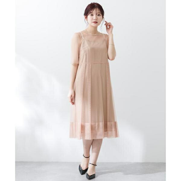 kaene　シャンブレーキャミドッキングドレス(sh)／アーバンリサーチ ロッソ（URBAN RESEARCH ROSSO）