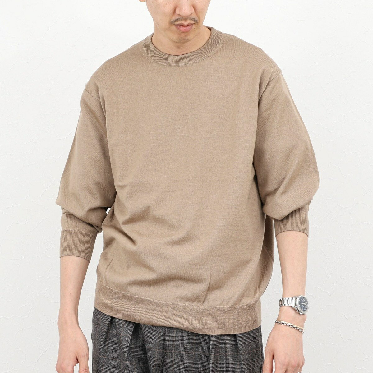 ウォッシャブル クルーネックニット 25AW／ノーリーズ グッドマン（NOLLEY’S goodman）