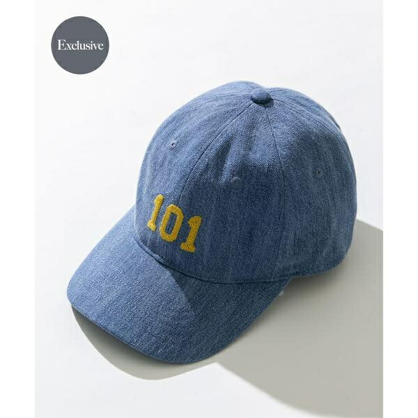 『別注』Lee101×Sonny Label　刺繍デニムキャップUSED／アーバンリサーチ サニーレーベル（URBAN RESEARCH SonnyLabel）