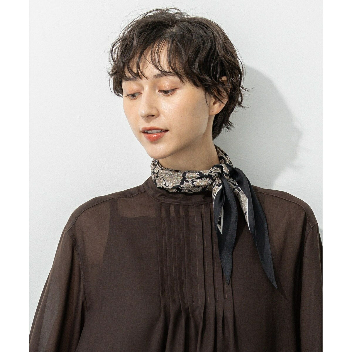 【BAILA11月号掲載】Ratti ヴィンテージペイズリープリント スカーフ／23区（23KU）