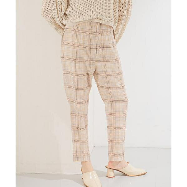 シアーチェックパンツ／KBF（KBF）