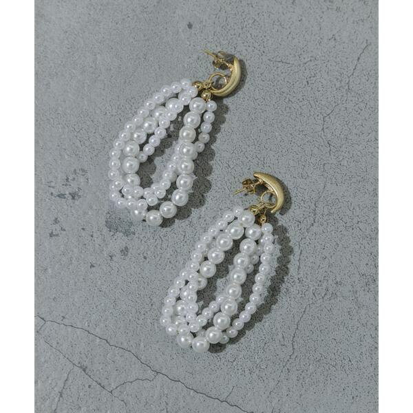 ツブツブパールフープピアス／スメリー（SMELLY）