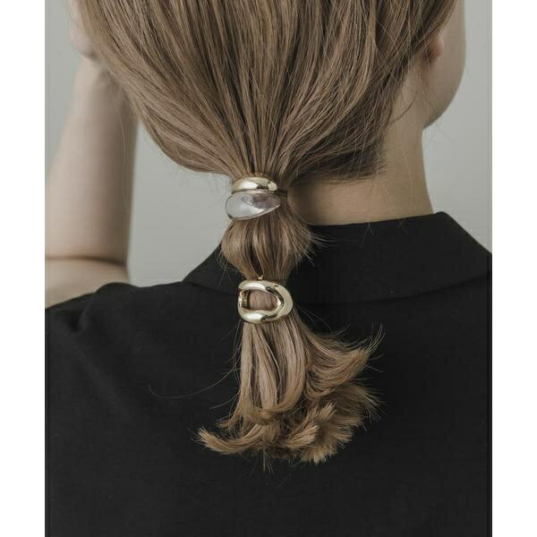 『WEB/一部店舗限定』メタルクリアニュアンスカーブヘアカフセット/スメリー(SMELLY)