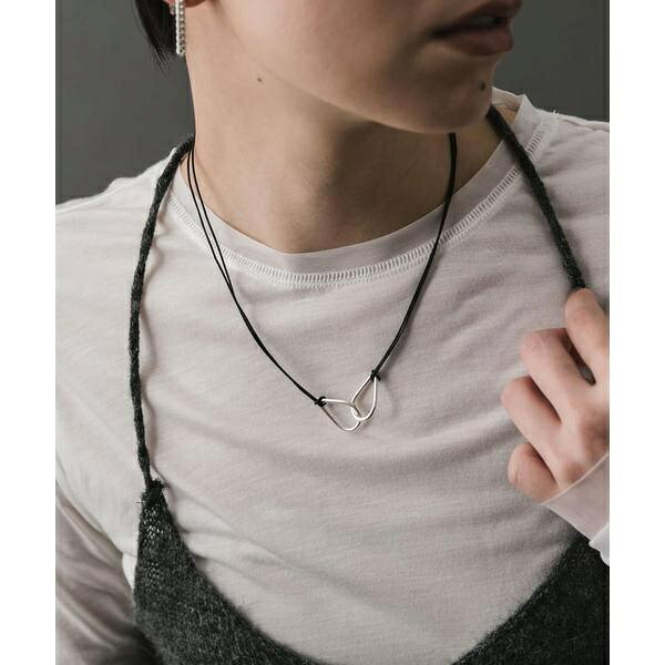 SWAROVSKI - SMELLY so’　twin drop cord necklace／スメリー（SMELLY）