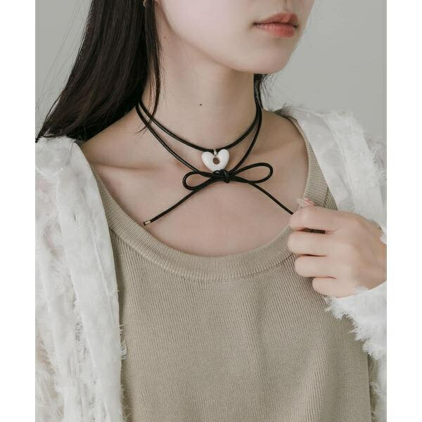 ハートワントップロングコードチョーカー／スメリー（SMELLY）
