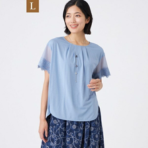 【L】【接触冷感・ウォッシャブル】クリスタルソルト36G天竺／トランスワーク（TRANS WORK）