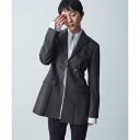 belted chic jacket/コードエー(CODE A)