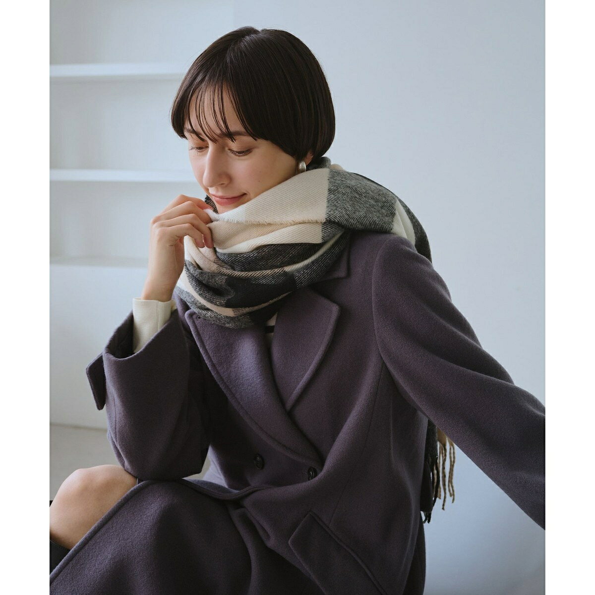 チェックストール／ロペピクニックパサージュ（ROPE' PICNIC PASSAGE） 0101marui-13007545 丸井(マルイ)楽天市場店 サンプル画像2