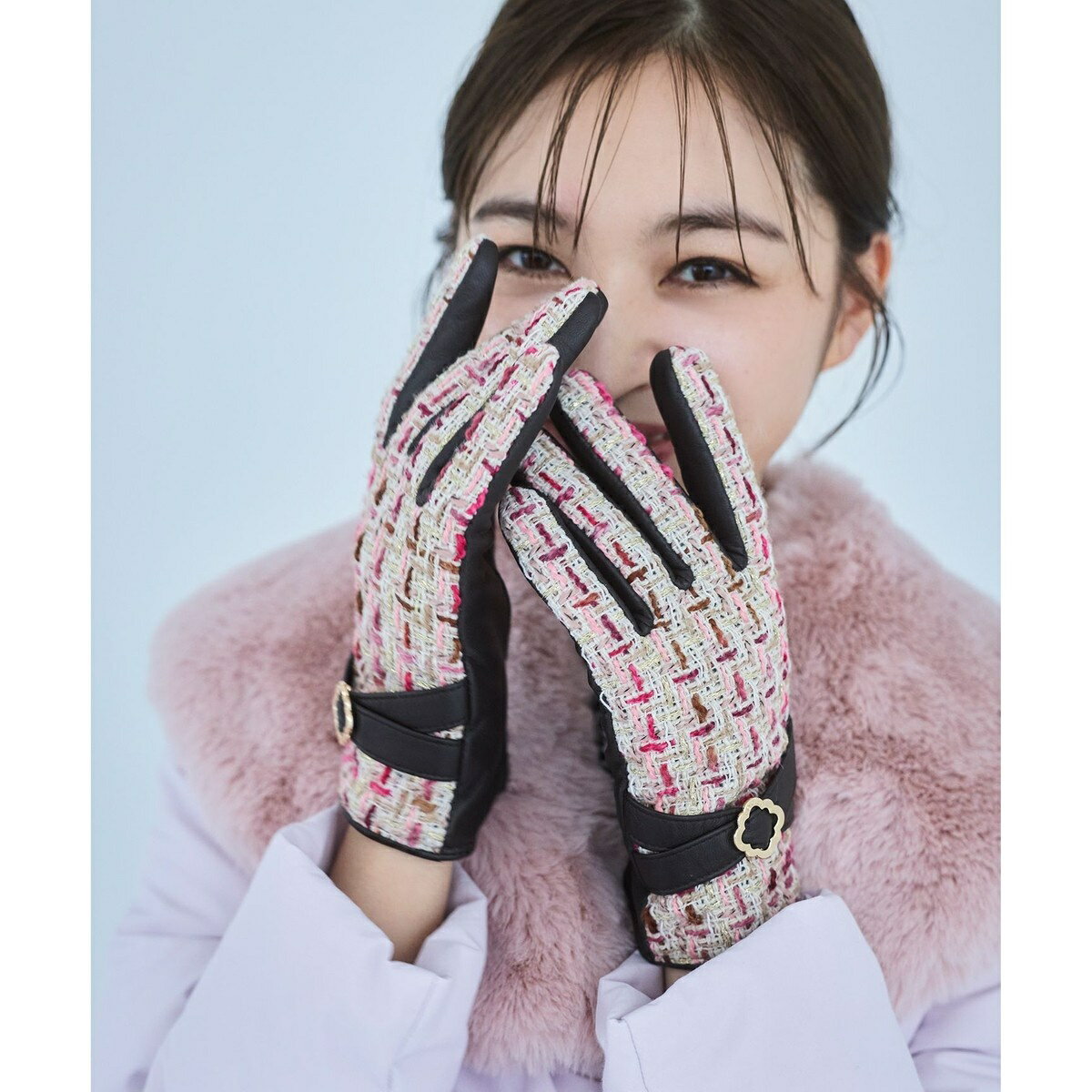 【タッチパネル対応】TWEED GLOVES 手袋／トッカ（TOCCA）