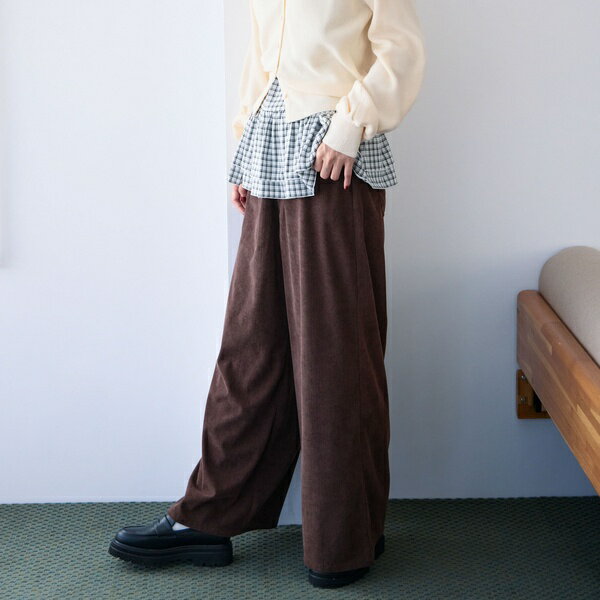 コーデュロイストレートパンツ／アルシーヴ（archives）