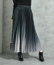 グラデーションプリーツスカート/