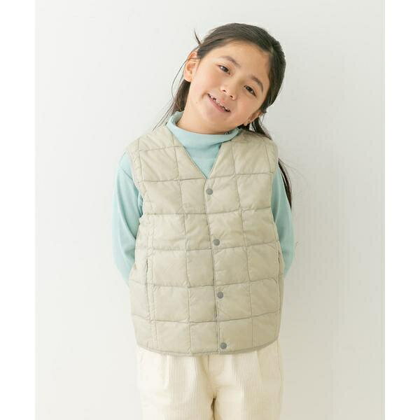 TAION　V-NECK BUTTON DOWN VEST(KIDS)／アーバンリサーチ ドアーズ（URBAN RESEARCH DOORS）