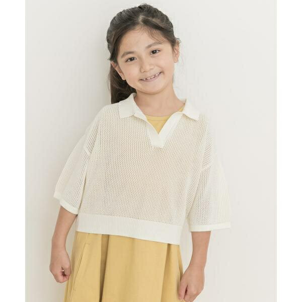 クロップドメッシュシャツ(KIDS)／アーバンリサーチ ドアーズ（URBAN RESEARCH DOORS）