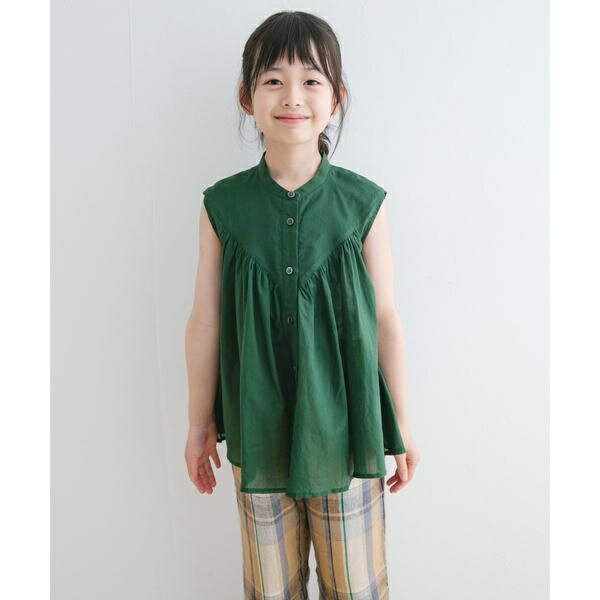 『親子リンク』コットンボイルV切替ブラウス(KIDS)／アーバンリサーチ ドアーズ（URBAN RESEARCH DOORS）