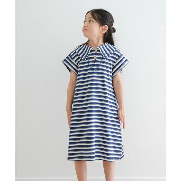 『WEB/一部店舗限定サイズ』セーラーカラーカットワンピース(KIDS)／アーバンリサーチ ドアーズ（URBAN RESEARCH DOORS）