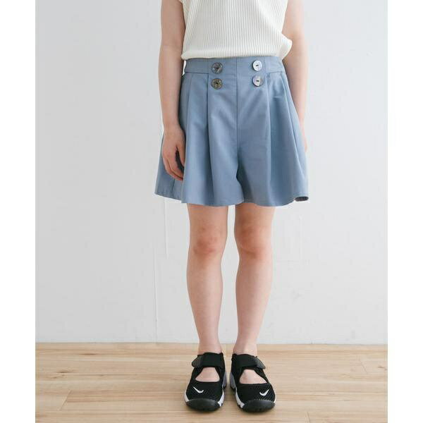『WEB/一部店舗限定サイズ』フロントボタンキュロットパンツ(KIDS)／アーバンリサーチ ドアーズ（URBAN..