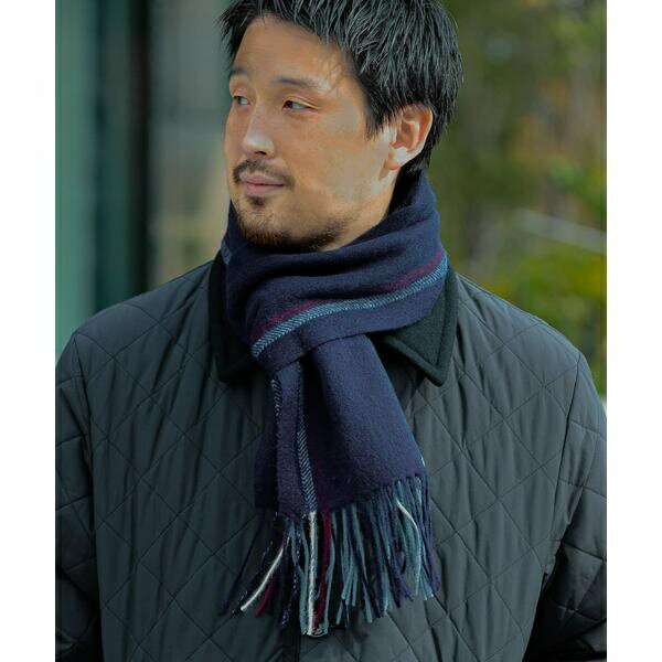 LIFE STYLE TAILOR　サイドラインウールマフラー／アーバンリサーチ ドアーズ（URBAN RESEARCH DOORS）