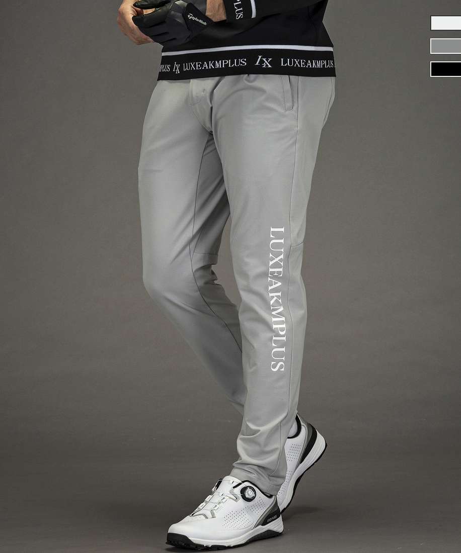 LUXEAKMPLUSゴルフ トリコットストレッチパンツ／リュクスエイケイエムプラス（LUXEAKMPLUS）