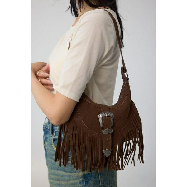 ウエスタンフリンジスエードバッグ