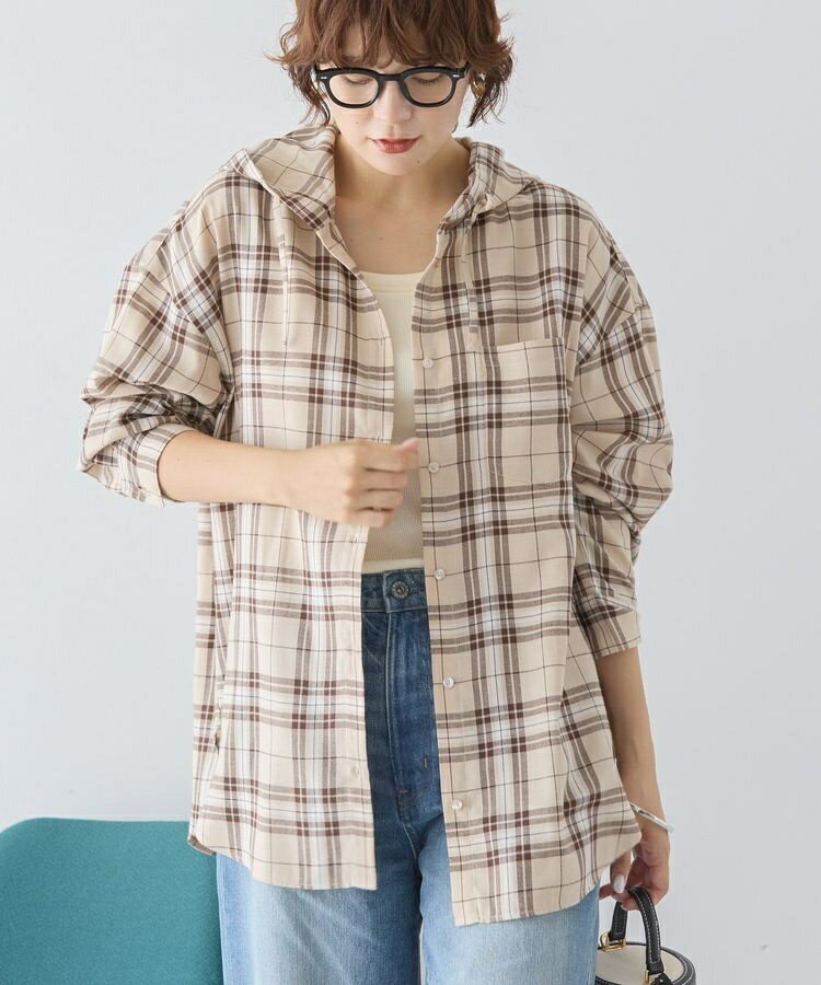 チェックフードシャツ／アメリカンホリック（AMERICAN HOLIC）のサムネイル