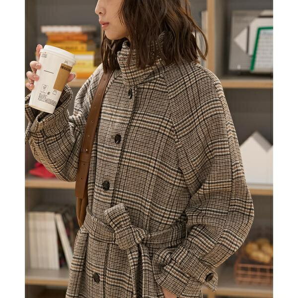 2wayステンカラーロングコート/フリーズマート(Free's Mart)