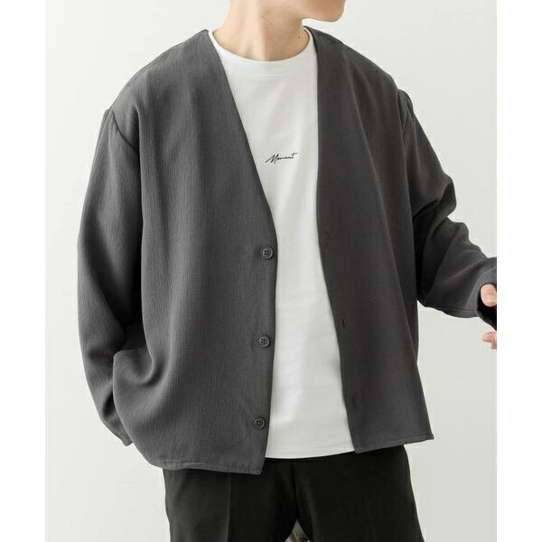 ドライタッチカーディガン+刺繍ポンチTシャツセット／アイテムズ アーバンリサーチ（ITEMS URBAN RESEARCH）