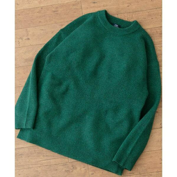 クルーネック メランジニット プルオーバー/アイテムズ アーバンリサーチ(ITEMS URBAN RESEARCH)