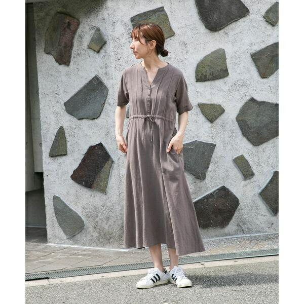 ドライコットンタックワンピース／アイテムズ アーバンリサーチ（ITEMS URBAN RESEARCH）