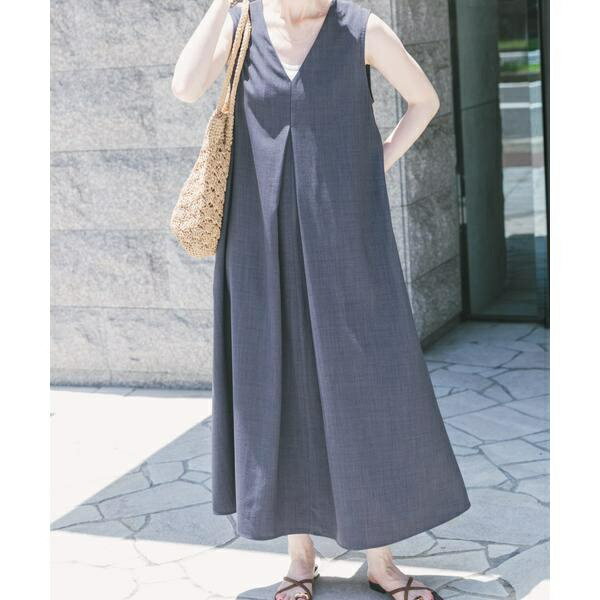リネンライクテントラインワンピース／アイテムズ アーバンリサーチ（ITEMS URBAN RESEARCH）