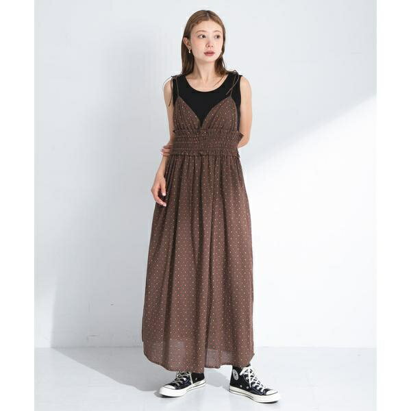 コットンドビーシャーリングキャミワンピース／アーバンリサーチ サニーレーベル（URBAN RESEARCH SonnyLabel）