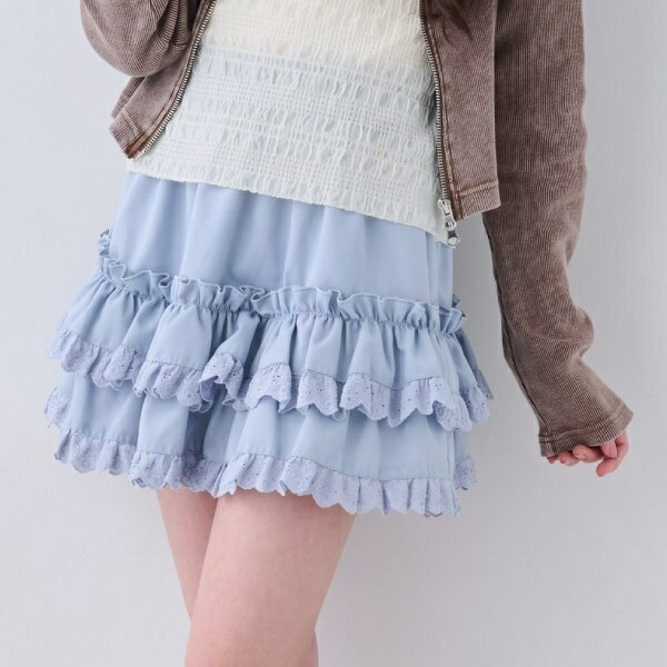 レースフリルスカート／バイラビット（by LOVEiT）のサムネイル