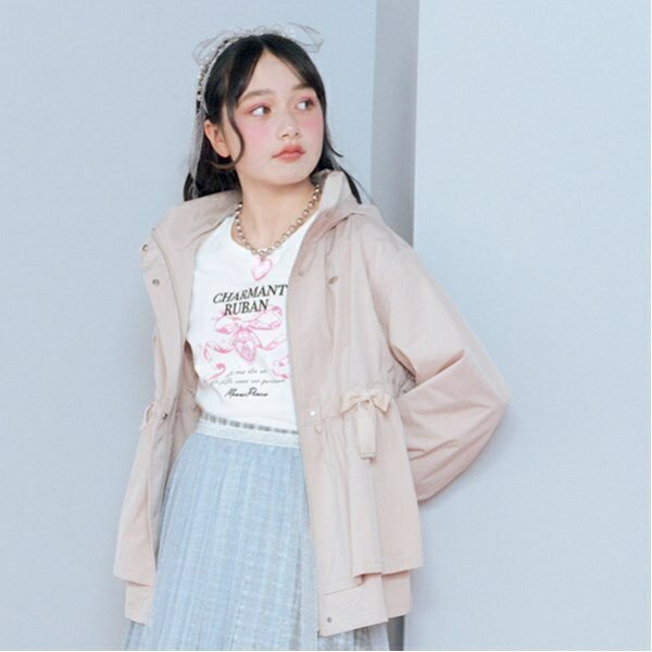 【撥水】2WAYマウンテンパーカ／メゾピアノジュニア（mezzo piano junior）のサムネイル