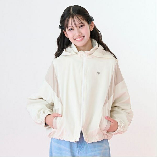 【撥水】切り替えトラックジャケット／メゾピアノジュニア（mezzo piano junior）のサムネイル