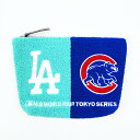 MLB(メジャーリーグ) 東京シリーズ ドジャース×カブス サガラポーチ ライトブルー×ブルー/パーフェクト・ワールド・トーキョー(Perfect World Tokyo)