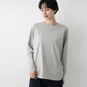 【選べる首元デザイン洗える】クルーネックロングTシャツ/デッサン(Dessin)