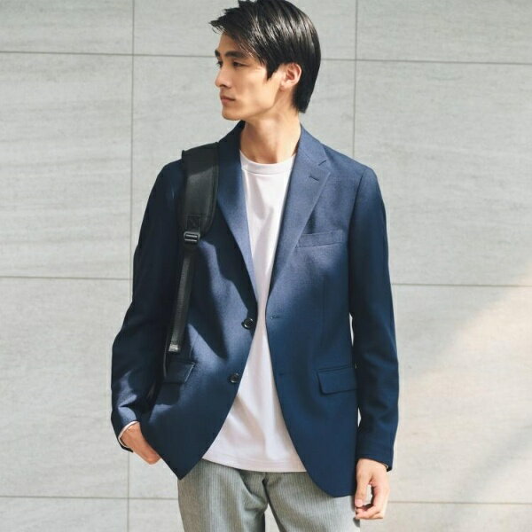 バーズアイジャケット 【洗濯機OKセットアップ可】／ザ ショップ ティーケー（THE SHOP TK）