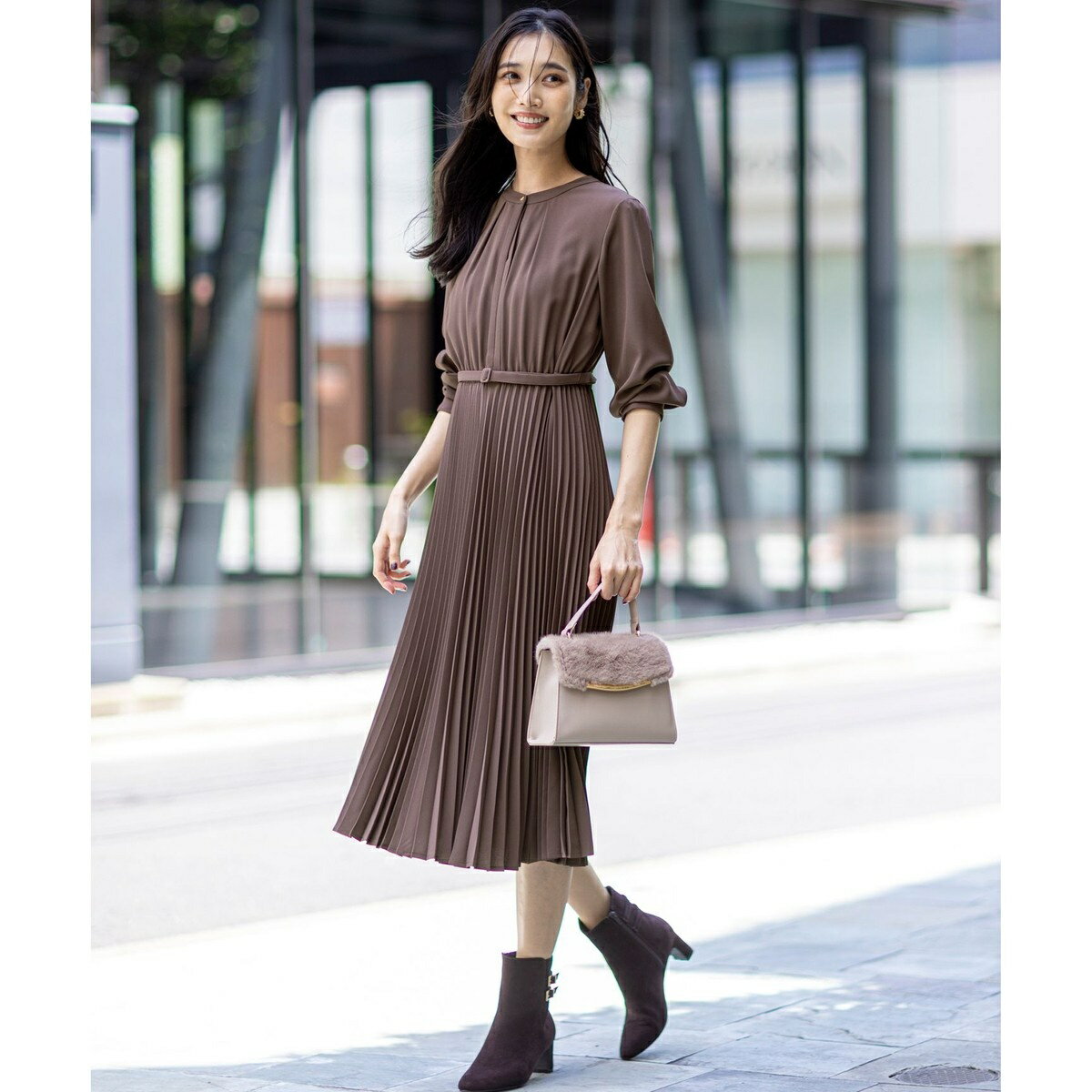 ノーブルプリーツ ワンピース／エニィスィス（ANY SIS）