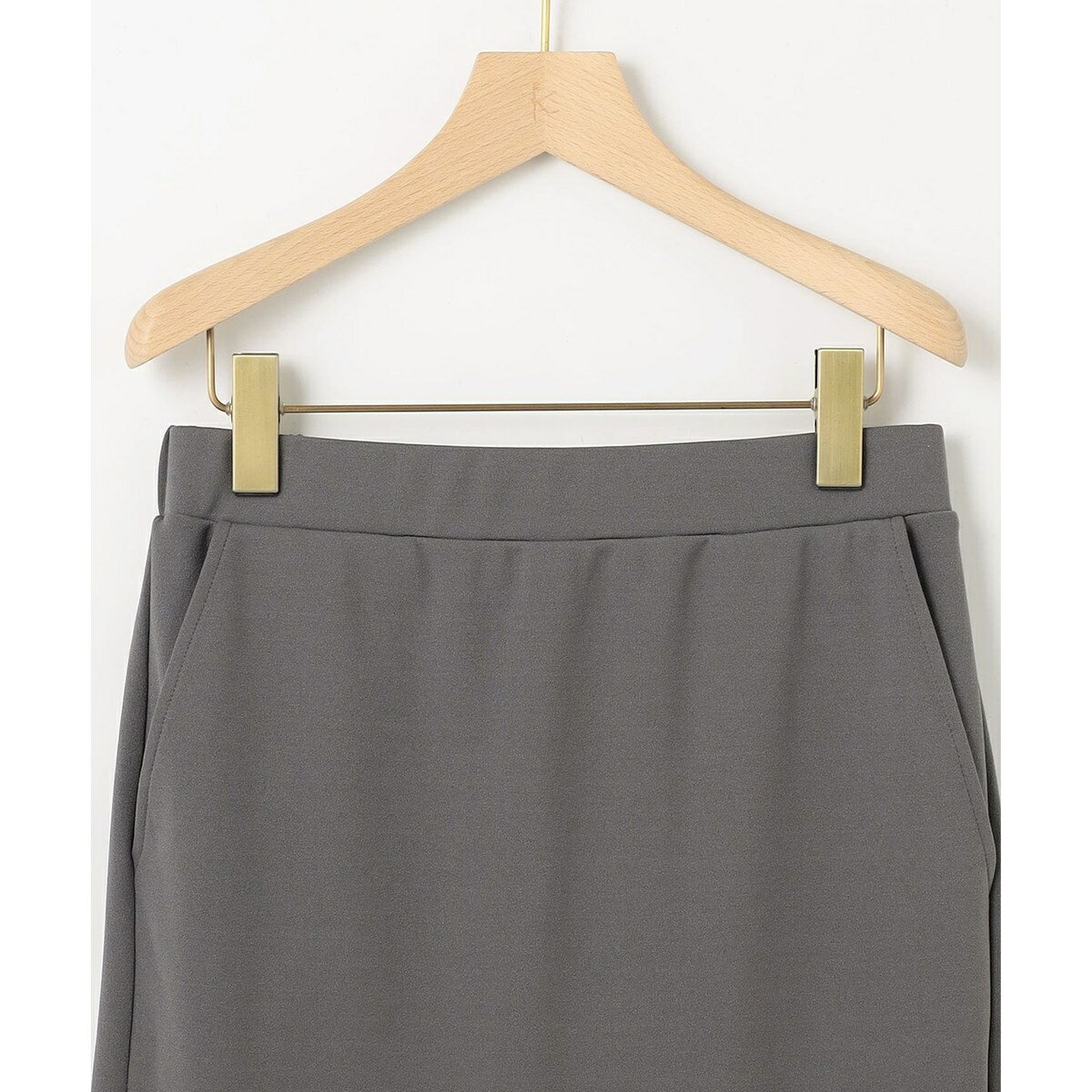 【UVカット】ジョーゼットジャージーナロータイト スカート／組曲（KUMIKYOKU）