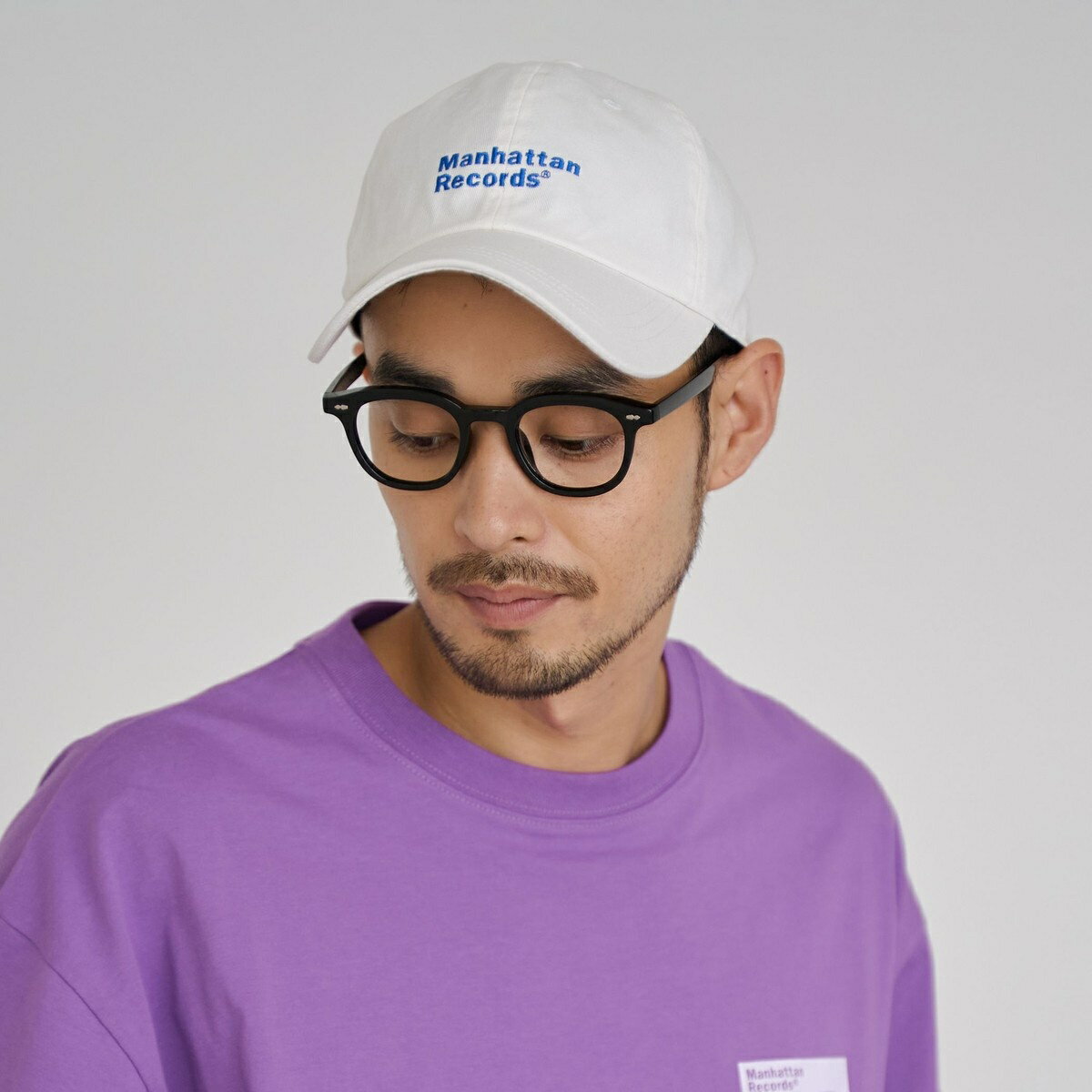 ManhattanRecords（マンハッタンレコード）別注ロゴ刺繍CAP／コーエン（coen）