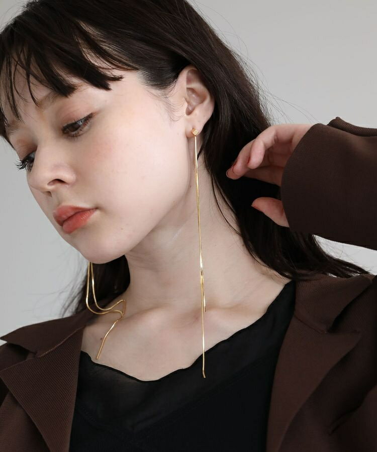 ・HALF TIME 2wayロングチェーンピアス／グリーンパークス（Green Parks）