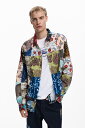 【4サイズ展開/S/XL】テキスタイルパッチワークシャツ/デシグアル(Desigual)