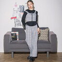 チェックビスチェ&ロングパンツセット(130~160cm)/ジディ(ZIDDY)