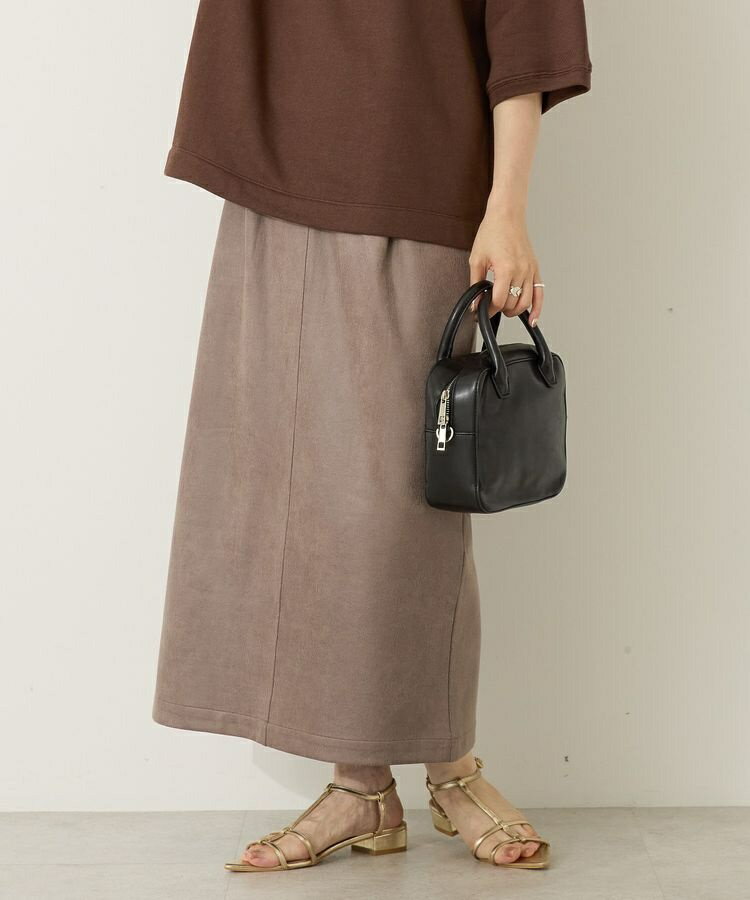 フェイクレザーダンボールスカート／アメリカンホリック（AMERICAN HOLIC）