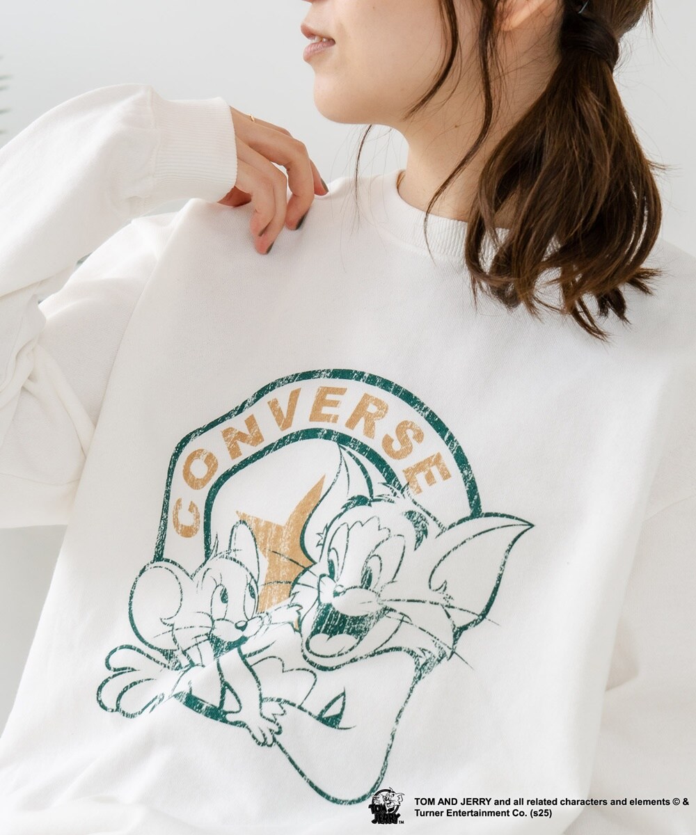 【CONVERSE】×【TOM AND JERRY/トムとジェリー】オーバーサイズ スウェット／コンバース（Converse）のサムネイル