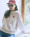 Champion×emaeポンチハートスウェット/アースミュージック&エコロジー(earth music&ecology)